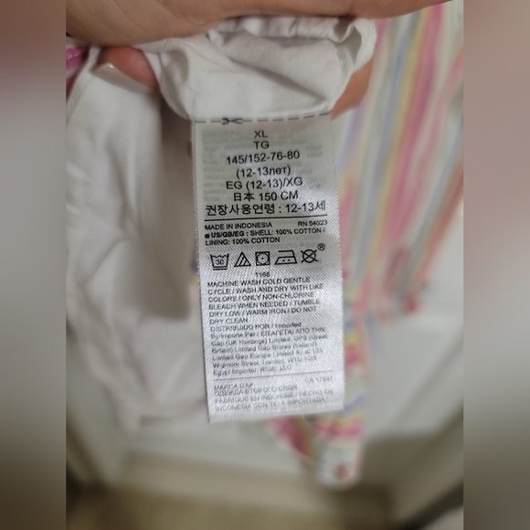 GAP Girls striped cotton summer dress - Picture 6 of 6